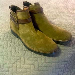 Coach Men’s Bryce size 12D BRYCE BOOT (COACH Q6187)
DARK MOSS/MAHOGANY Suede